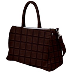 Chocolate Duffel Travel Bag by goljakoff