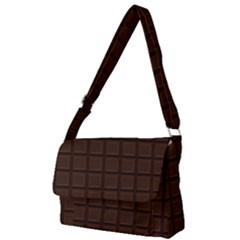 Chocolate Full Print Messenger Bag (l) by goljakoff