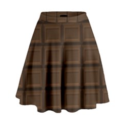 Milk Chocolate High Waist Skirt by goljakoff