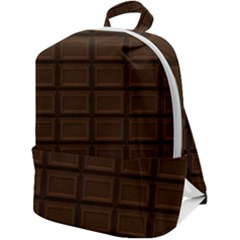 Milk Chocolate Zip Up Backpack by goljakoff