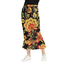 Hohloma Maxi Fishtail Chiffon Skirt by goljakoff