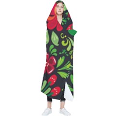 Russian Khokhloma Wearable Blanket by goljakoff