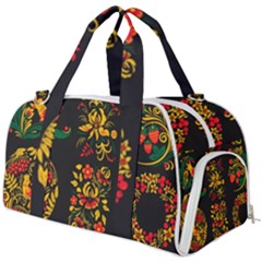 Hohloma Ornament Burner Gym Duffel Bag by goljakoff