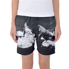 Whale Dream Women s Basketball Shorts by goljakoff