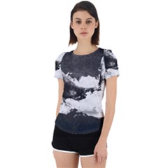 Whale Dream Back Cut Out Sport Tee by goljakoff