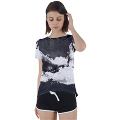 Whale Dream Short Sleeve Foldover Tee by goljakoff