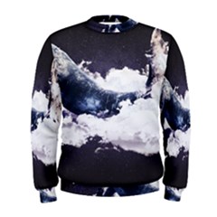 Blue Whale Dream Men s Sweatshirt by goljakoff