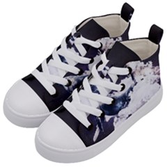 Blue Whale Dream Kids  Mid-top Canvas Sneakers by goljakoff