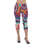 Mystery of TIme Lightweight Velour Capri Leggings 