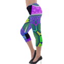 Mystic Tree Lightweight Velour Capri Leggings  View3