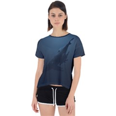 Whales Family Open Back Sport Tee by goljakoff