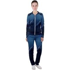 Blue Whales Casual Jacket And Pants Set by goljakoff