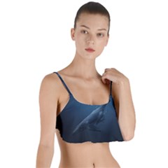 Blue Whales Layered Top Bikini Top  by goljakoff