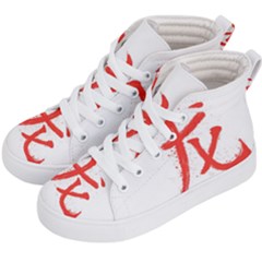 Dragon Hieroglyph Kids  Hi-top Skate Sneakers by goljakoff