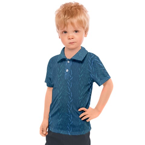 Algae And Aquatic Plants Kids  Polo Tee by SychEva