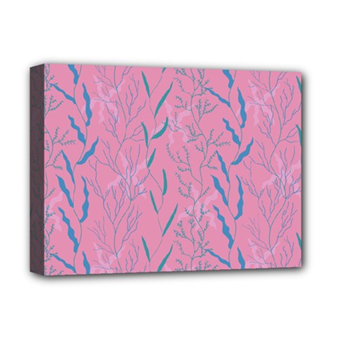 Undersea World  Plants And Starfish Deluxe Canvas 16  X 12  (stretched)  by SychEva