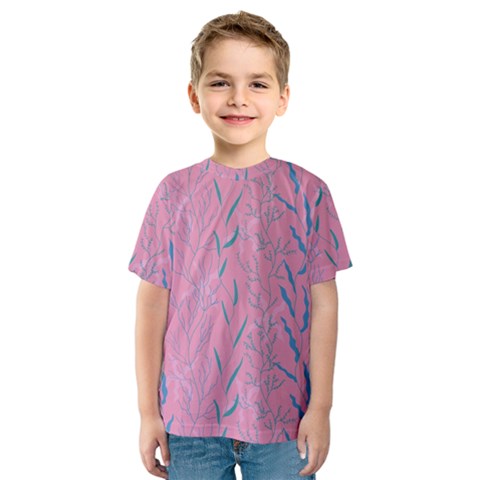 Undersea World  Plants And Starfish Kids  Sport Mesh Tee by SychEva