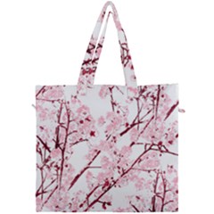 Fleurs De Cerisier Canvas Travel Bag by kcreatif