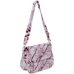 Fleurs De Cerisier Saddle Handbag