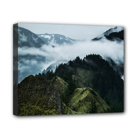 Green Mountain Canvas 10  X 8  (stretched) by goljakoff