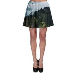 Green Mountain Skater Skirt by goljakoff