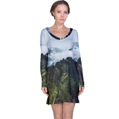 Green Mountain Long Sleeve Nightdress by goljakoff