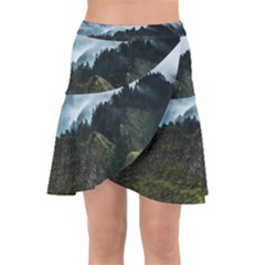 Green Mountain Wrap Front Skirt by goljakoff