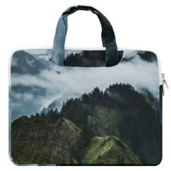 Green Mountain Macbook Pro Double Pocket Laptop Bag by goljakoff