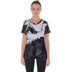 Whales Dream Cut Out Side Drop Tee by goljakoff