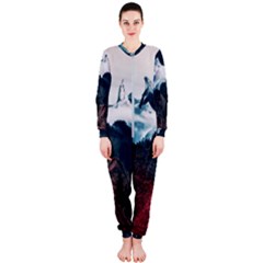 Blue Whale In The Clouds Onepiece Jumpsuit (ladies)  by goljakoff