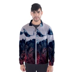 Blue Whale In The Clouds Men s Windbreaker by goljakoff