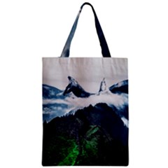 Whales Peak Zipper Classic Tote Bag by goljakoff