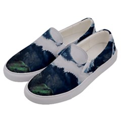 Whales Peak Men s Canvas Slip Ons by goljakoff