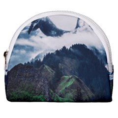 Whales Peak Horseshoe Style Canvas Pouch by goljakoff