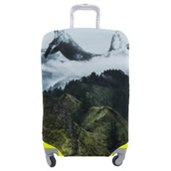 Whale Lands Luggage Cover (medium) by goljakoff