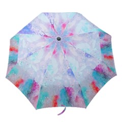 Rainbow Paint Folding Umbrellas by goljakoff