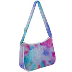 Rainbow Paint Zip Up Shoulder Bag by goljakoff