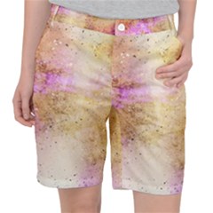 Golden Paint Pocket Shorts by goljakoff