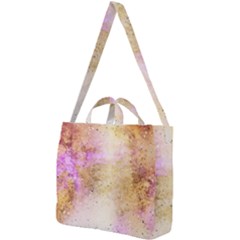 Golden Paint Square Shoulder Tote Bag by goljakoff