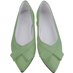 Dark Sea Green Women s Bow Heels by FabChoice
