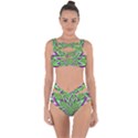 Purple, White, Green, Marijuana, Leaves, CBDOilPrincess  5de76707-e767-40d0-a70d-e7c36407f0a3 Bandaged Up Bikini Set  View1