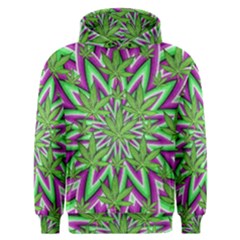 Purple, White, Green, Marijuana, Leaves, Cbdoilprincess  5de76707-e767-40d0-a70d-e7c36407f0a3 Men s Overhead Hoodie