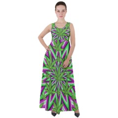Purple, White, Green, Marijuana, Leaves, Cbdoilprincess  5de76707-e767-40d0-a70d-e7c36407f0a3 Empire Waist Velour Maxi Dress by CBDOilPrincess1