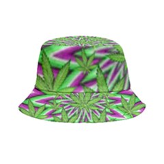 Purple, White, Green, Marijuana, Leaves, Cbdoilprincess  5de76707-e767-40d0-a70d-e7c36407f0a3 Inside Out Bucket Hat