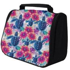 Tropical Flowers Turtles Cbdoilprincess 9a8efa63-1b6b-4226-a85c-858859e581d8 Full Print Travel Pouch (big) by CBDOilPrincess1