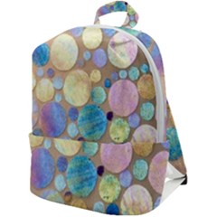 Tiles Cbdoilprincess Eb49aa06-f1b9-412e-836d-30c28dd8f7d9 Zip Up Backpack by CBDOilPrincess1