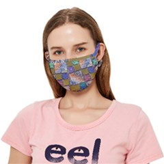 Tiles Cbdoilprincess 4c3ec21c-5cb9-4df3-975d-d1bfcef57dda Crease Cloth Face Mask (adult) by CBDOilPrincess1