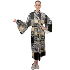 Tiles Cbdoilprincess Db646b3e-83c5-4712-9f61-f4c31fb30546 Maxi Velour Kimono by CBDOilPrincess1