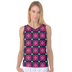 Pattern Of Hearts Women s Basketball Tank Top by SychEva