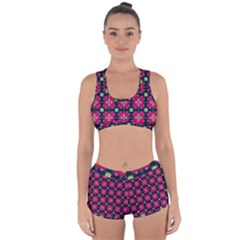 Pattern Of Hearts Racerback Boyleg Bikini Set by SychEva